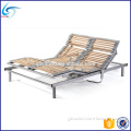 Modern metal frame slatted electric adjustable bed frame